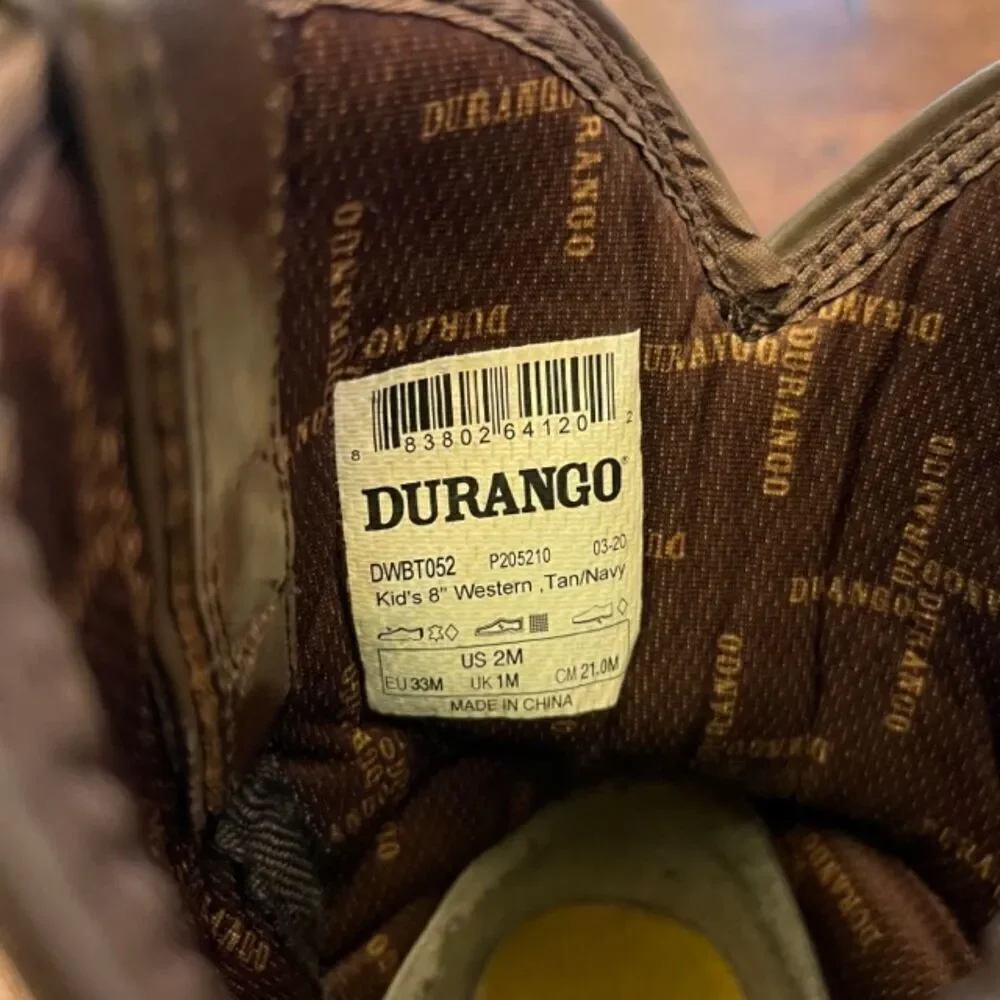 Durango (Lil Durango)‎ Kids Western Boots Size 2
